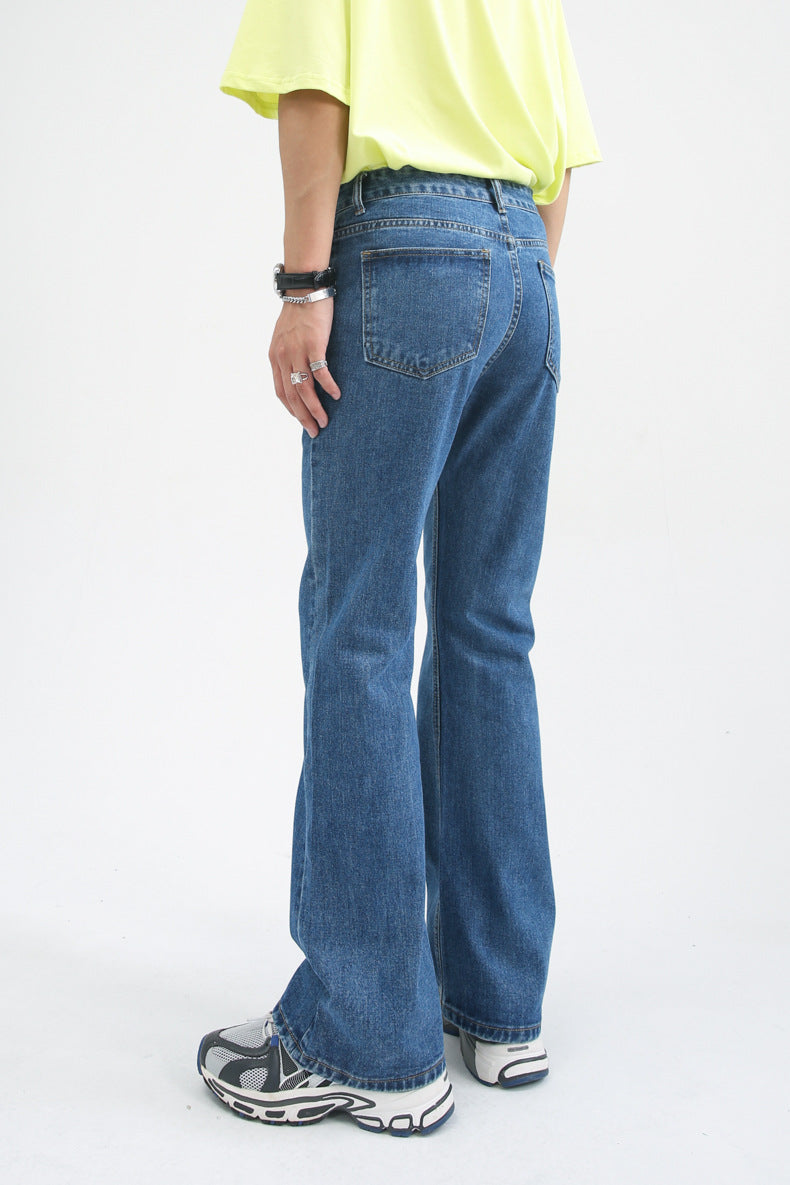 Men's Vintage Loose Denim Jeans | Streetwear Style