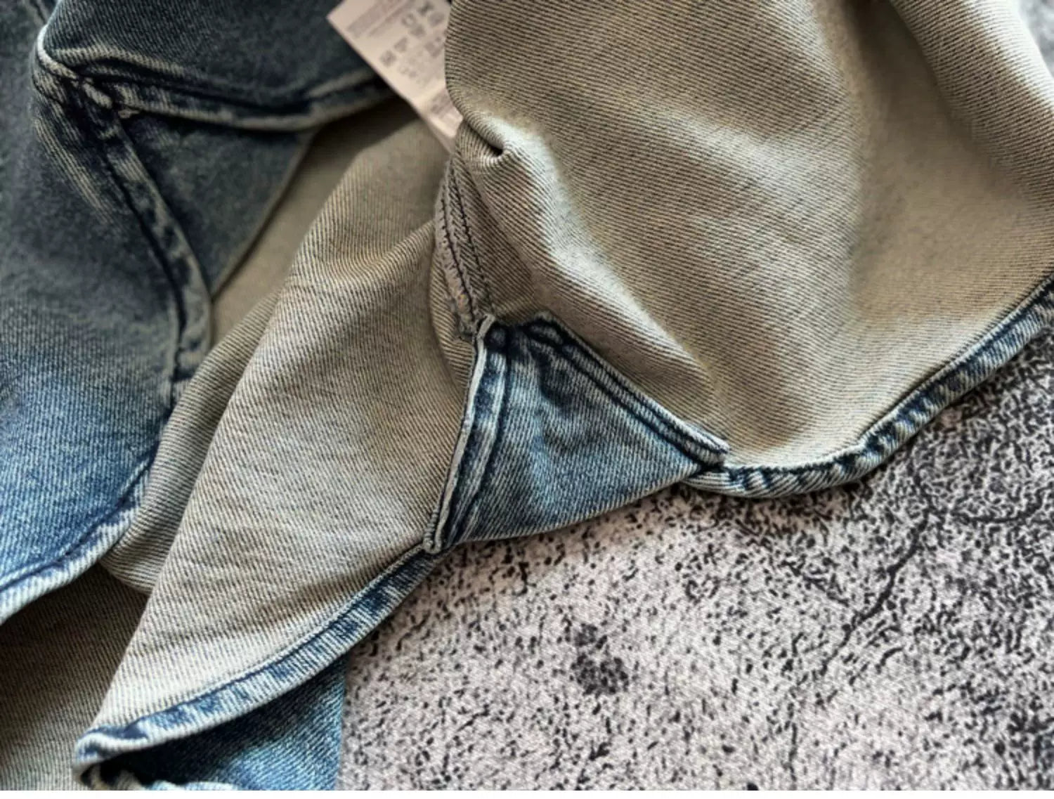 Heavyweight Stretchy Denim Shirt | Fall/Winter | 100% Cotton | Blue Washed | Thick Long-Sleeve Shirt for Men / Outerwear