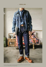RedTornado Raw Denim Jeans – 16oz Heavyweight Indigo Selvage