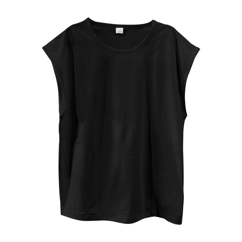 Men's Loose Short Sleeve T-Shirt — Round Neck Casual Summer Top