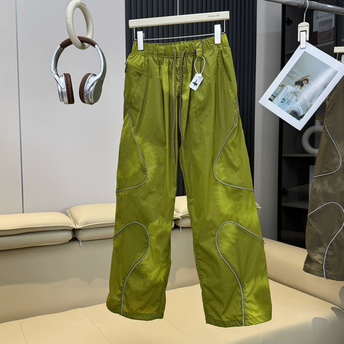 Men's Loose Fit Elastic Waist Cargo Pants