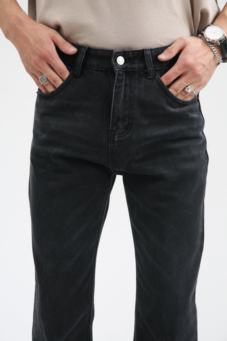 Men's Vintage Loose Denim Jeans | Streetwear Style