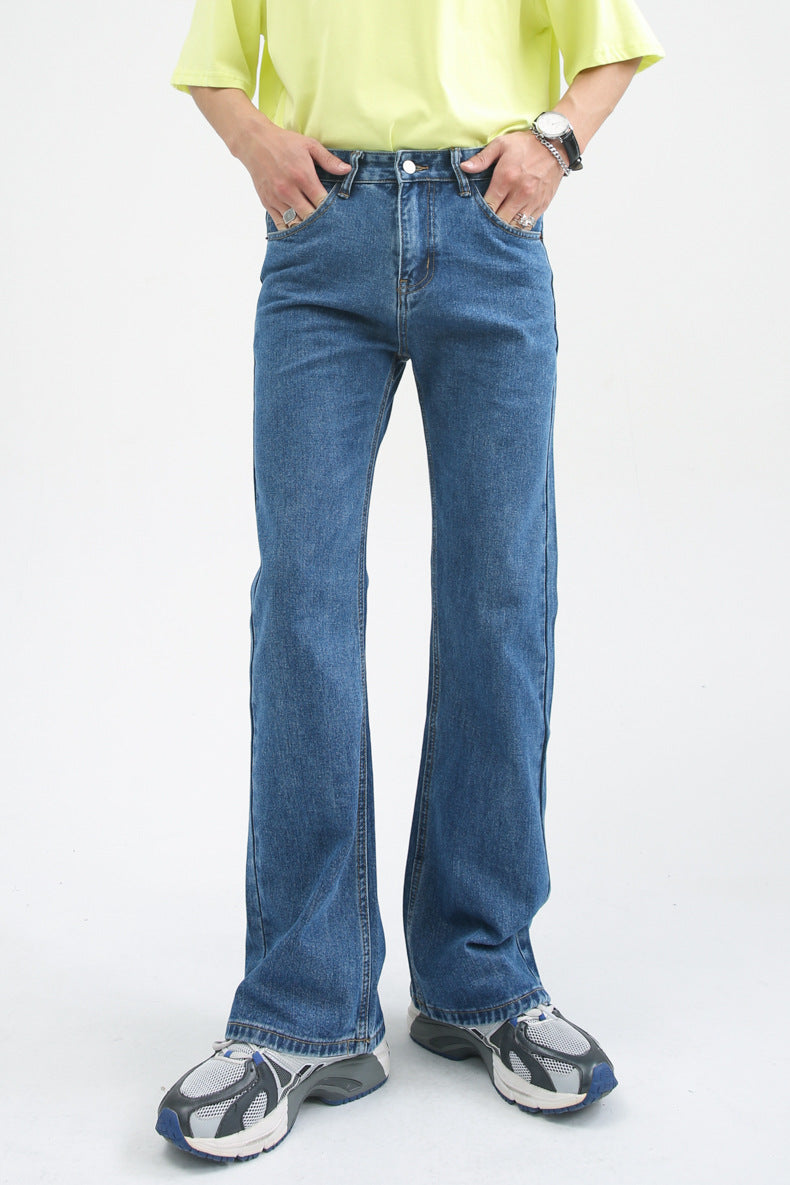 Men's Vintage Loose Denim Jeans | Streetwear Style