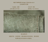 RT-511 Heavy Weight Indigo Selvage Washed 14oz Pants Sanforized Thick Raw Denim Jean Red Tornado