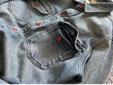 Heavyweight Stretchy Denim Shirt | Fall/Winter | 100% Cotton | Blue Washed | Thick Long-Sleeve Shirt for Men / Outerwear