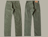 RT-511 Heavy Weight Indigo Selvage Washed 14oz Pants Sanforized Thick Raw Denim Jean Red Tornado