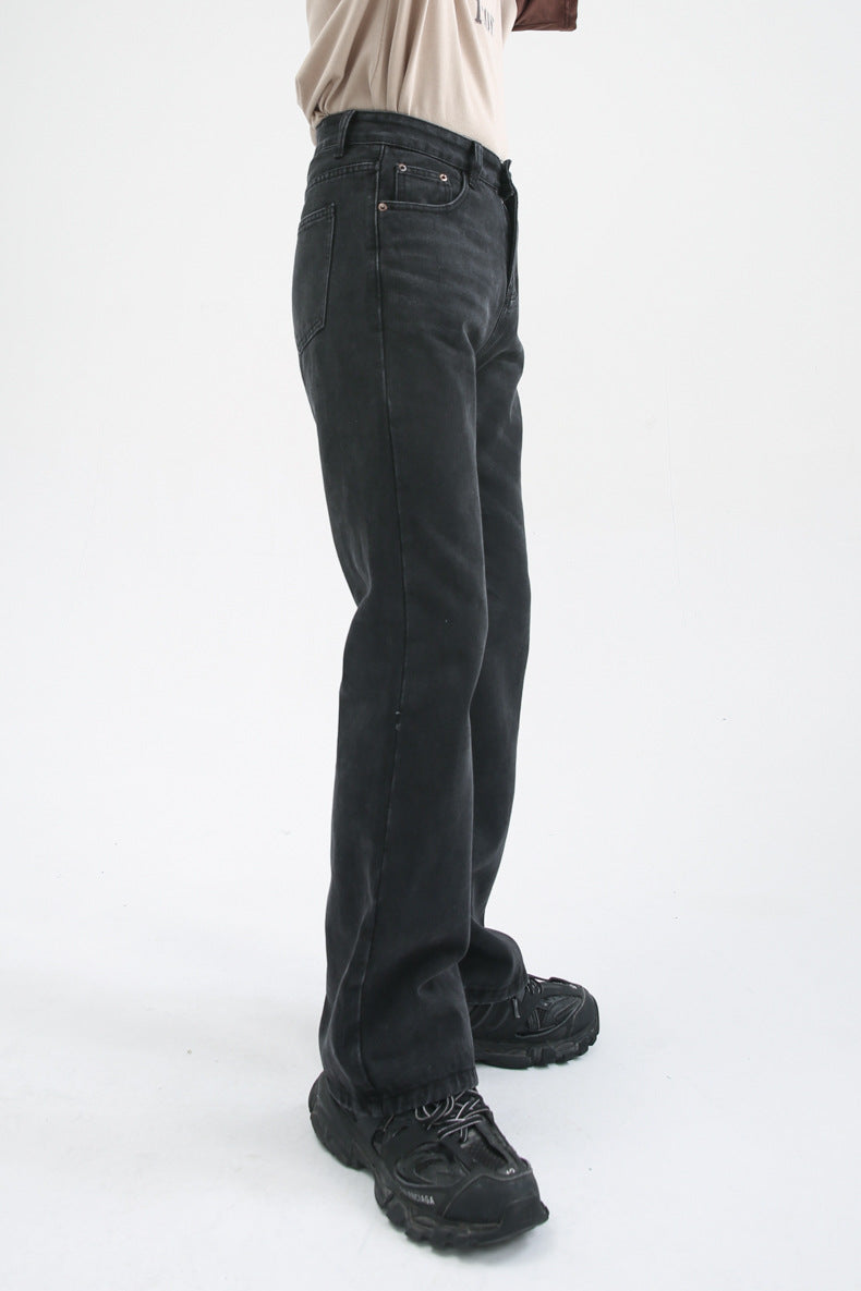 Men's Vintage Loose Denim Jeans | Streetwear Style