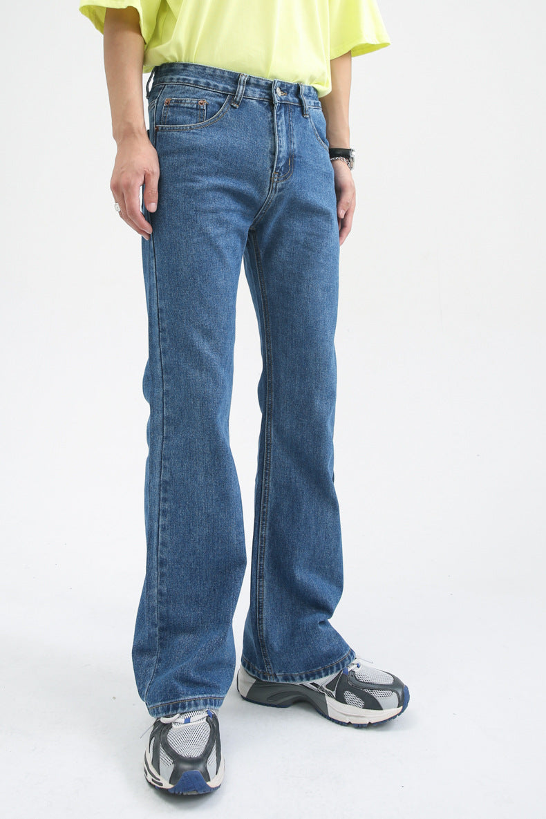 Men's Vintage Loose Denim Jeans | Streetwear Style