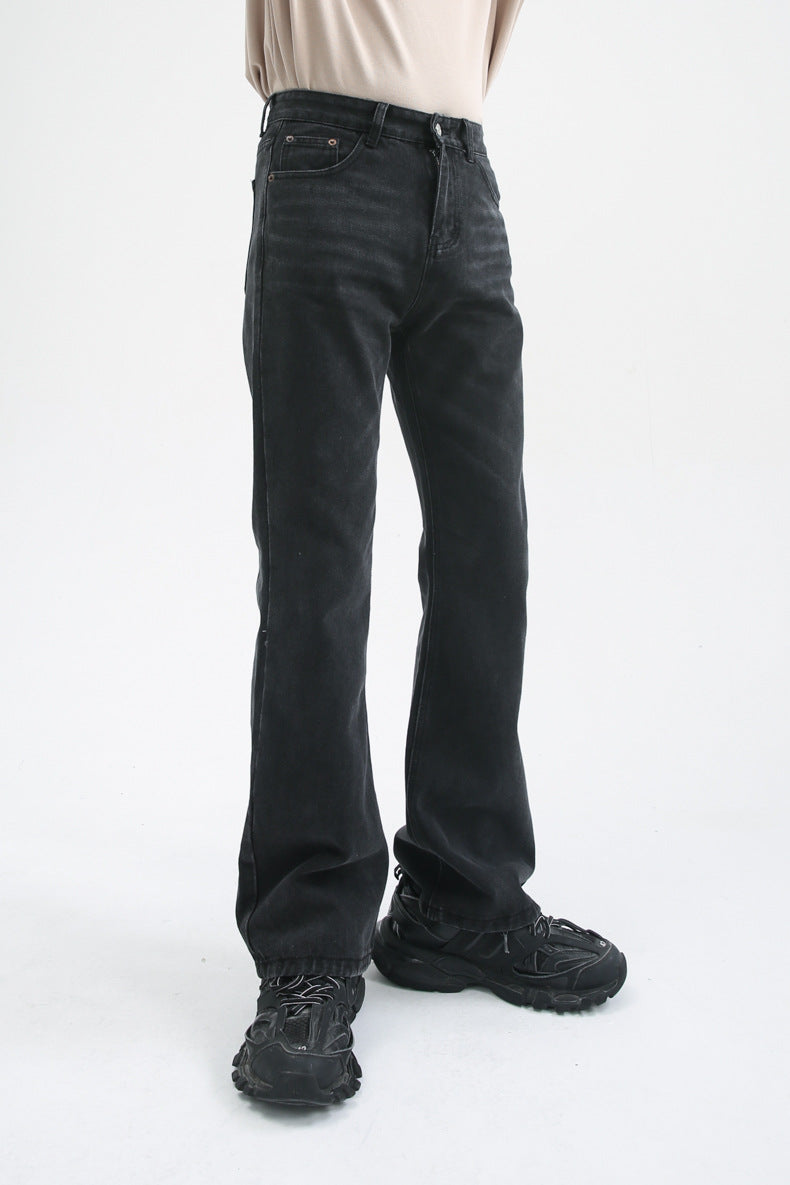 Men's Vintage Loose Denim Jeans | Streetwear Style