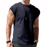 Men's Loose Short Sleeve T-Shirt — Round Neck Casual Summer Top