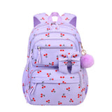 Corduroy Girls School Bags Korean Style Daily Backpack For Women lightweight bow Travel Backpacks Teenagers Casual Bags