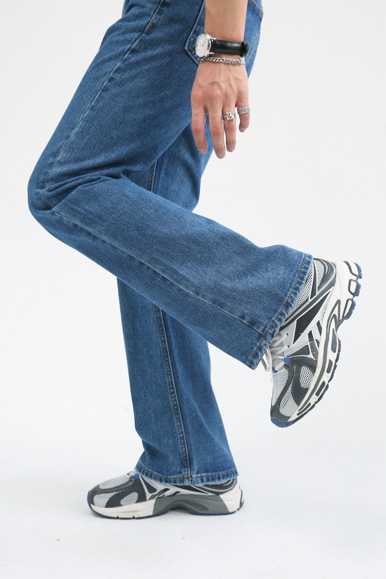 Men's Vintage Loose Denim Jeans | Streetwear Style