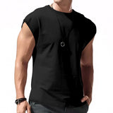 Men's Loose Short Sleeve T-Shirt — Round Neck Casual Summer Top