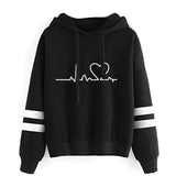 Womens Tracksuit Casual Stripe Versatile Sweatshirt Black Sweatpants Loose Print High Quality Outfits Single Piece Hoodies Pants