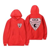 Sam and Colby XPLR Men's and Women's Hooded Sweatshirt Long sleeved Casual Hoodie Warm Street Clothing Top Winter