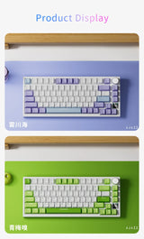 AJAZZ AK820 Pro Wired&Wireless Mechanical Gaming Keyboard Tri-Mode RGB Backlit Hot-Swappable Switches,70% Compact Layout,PC/Mac