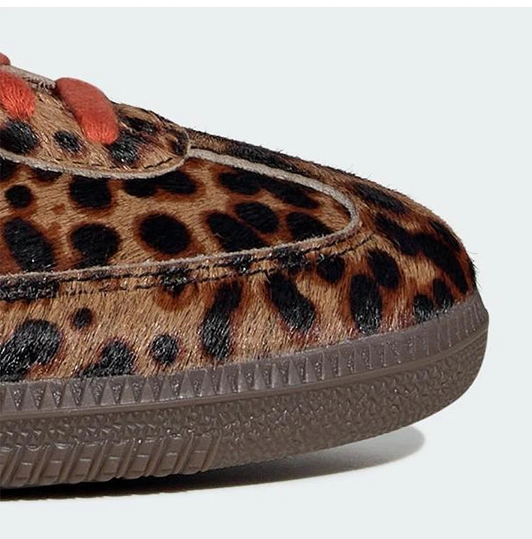 adidas Originals Women's Classic Leopard Print Fashion Casual Shoes JI2734