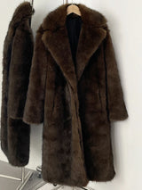 Plush Faux Fur Winter Overcoat