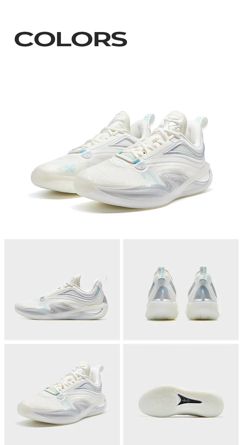 Xtep Zhang Zhenlin 1.0 Basketball Shoes For Men  Winter Cushioning Sports Shoes Combat Mid Top Sneakers 976219120024