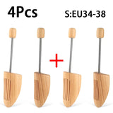 2Pcs/4Pcs Support Shoes Tree Anti Deformation Stretcher Wooden Shoe Trees for Men Women Internal Shaping Anti Wrinkle Shoe Lasts
