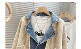 Layered Denim Jacket | Autumn/Winter Mixed-Media Streetwear