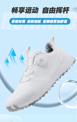 Men's Golf Sneakers Quick-Lace Casual Outdoor Shoes
