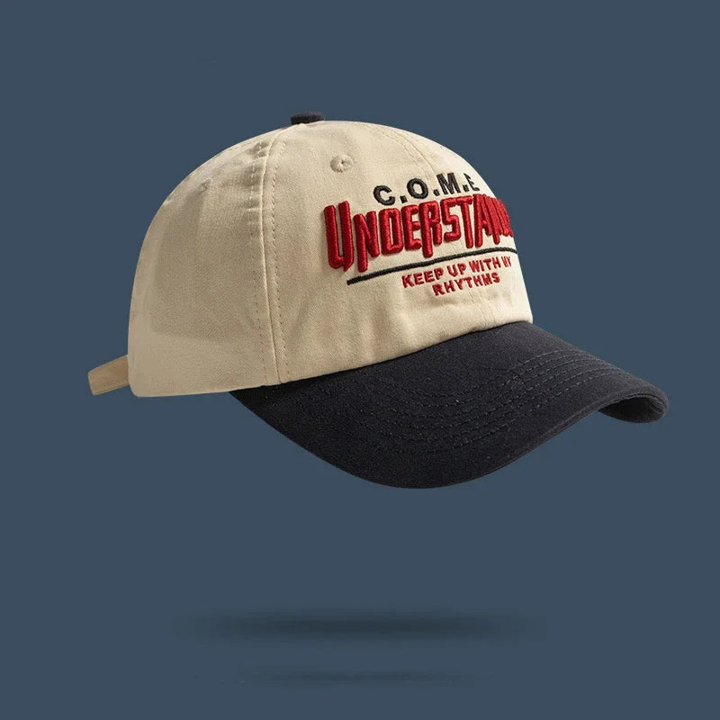Adjustable Cotton Baseball Cap with Wide Brim