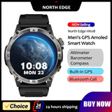 NORTH EDGE GPS Smart Watch – AMOLED, Bluetooth & IP68