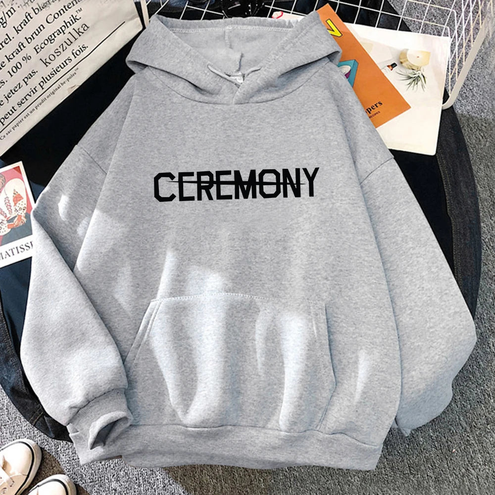 KARMA Vintage-Inspired Fleece Pullover Hoodie