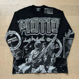 2026 New MIXED EMOTION Long Sleeve T-shirt Men Women High Street Full Print Best Quality Crewneck Hip Hop Oversized Tops
