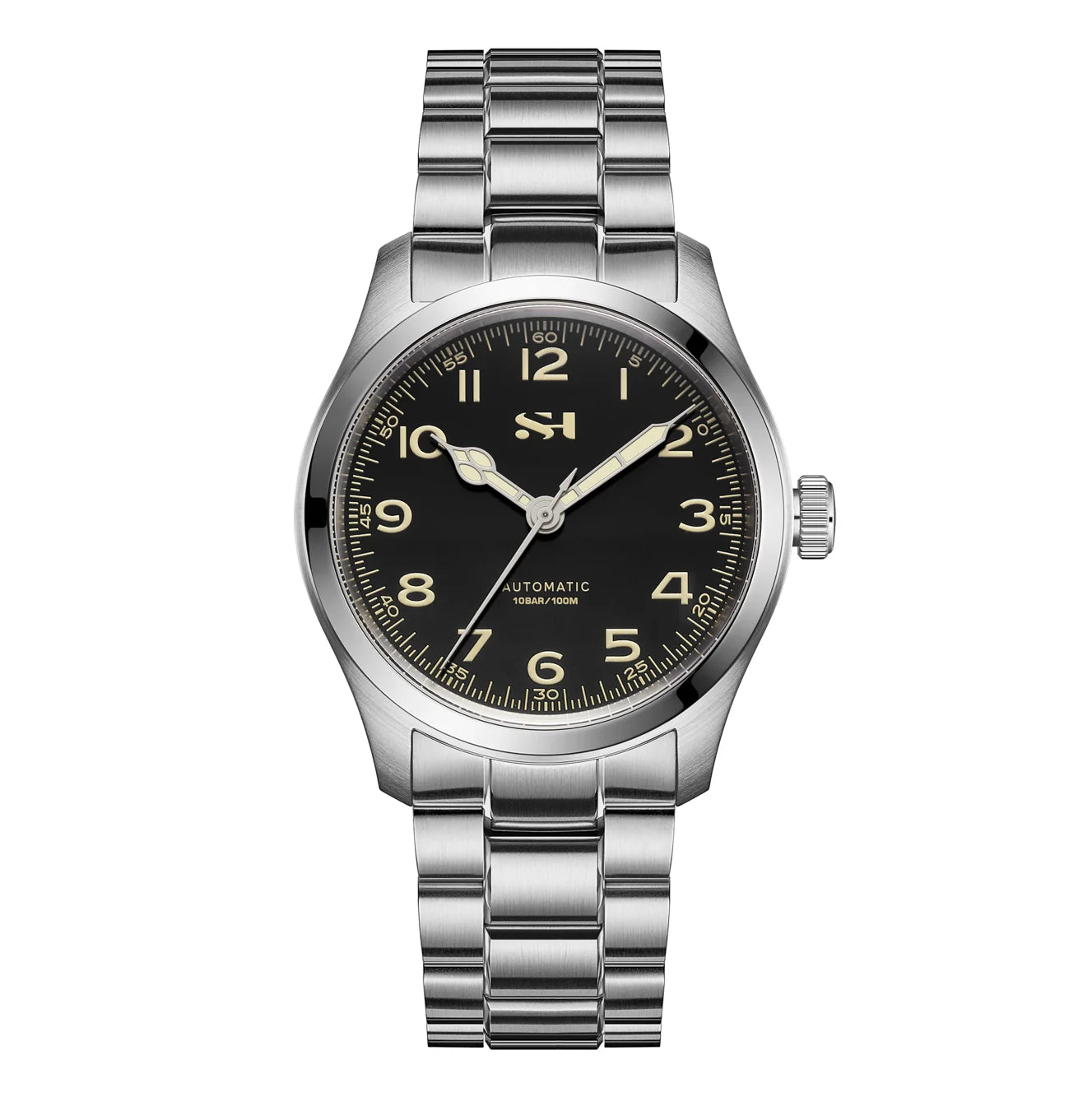 SH Limited Edition 38mm Ultra-thin Dive Watch PT5004 Automatic Mechanical Movement Waterproof100m Cathedral Pointer Collectibles