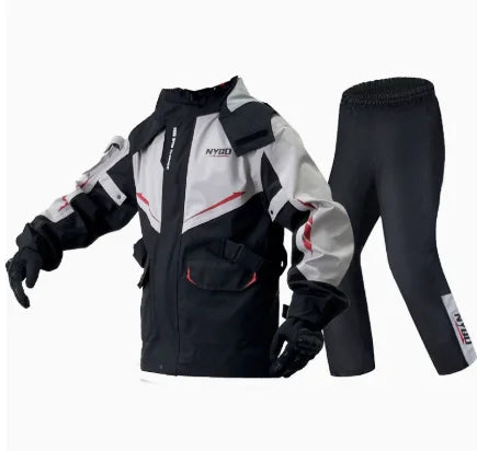 Waterproof Motorcycle Raincoat – Breathable Riding Suit