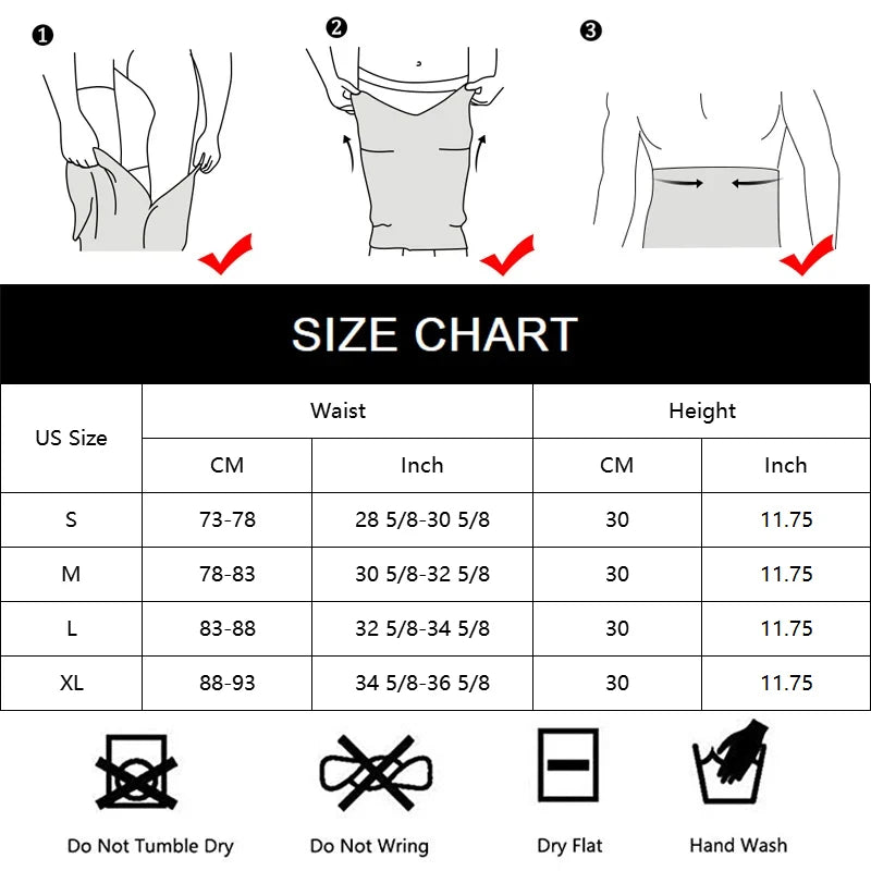 Mens Tummy Control Shapewear Compression Waist Cincher Slimming Body Shaper Belly Fat Girdle Stomach Band Back Support Belt