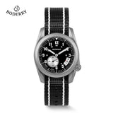 Boderry Field Watch Titanium Quartz Watches VOYAGER 38 Mens 100M Waterproof Clock Military Sport Luminous Business Wristwatch