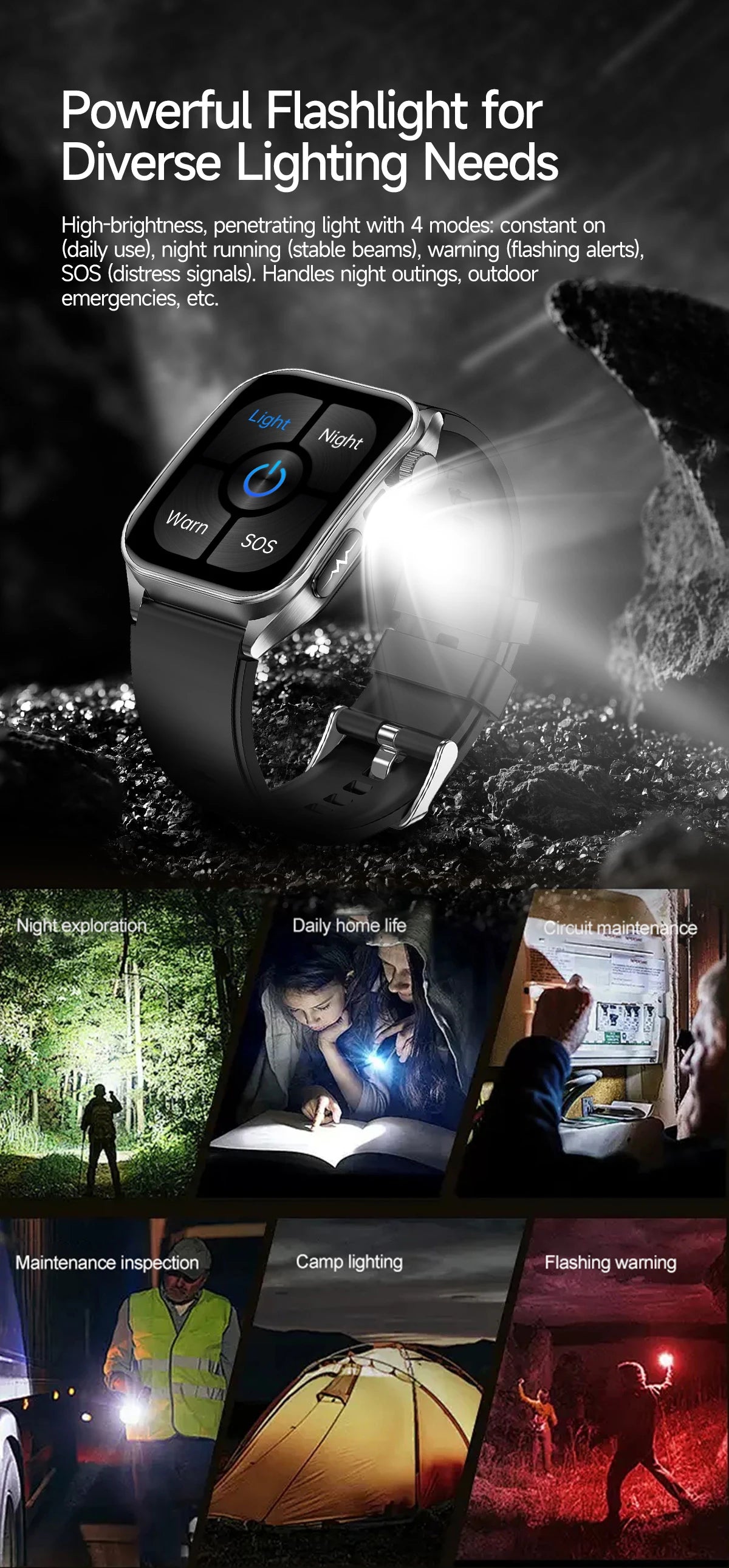 2026Hot AI-GPT Diagosis ECG Health SmartWatch Blood Pressure Lipid Uric Acid 650nm Dual-Probelaser Heart Analysis Smart bracelet
