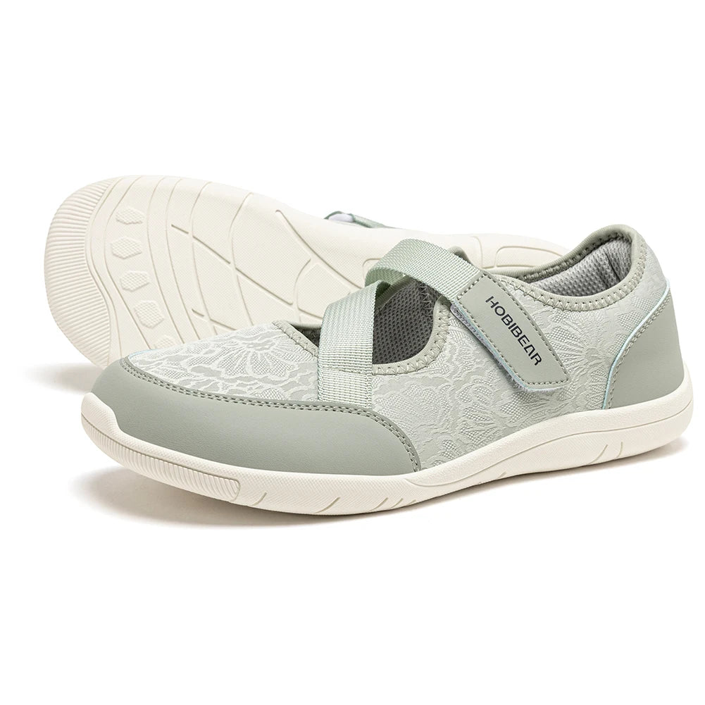 HOBIBEAR Wide-Toe Mary Jane Flats | Barefoot Ballet Shoes