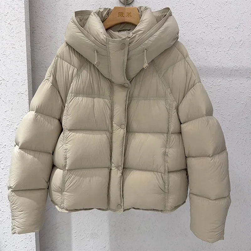 Women’s Hooded Puffy Cotton Jacket