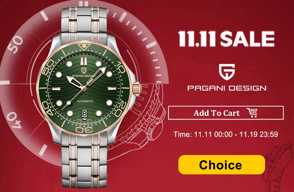 PAGANI DESIGN PD-1752 36mm Automatic Watch