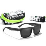 KDEAM Large Size Men's Sunglasses Polarized Photochromic Night Vision Goggles Oversized Sun Glasses With 154mm Width KD332 PLUS