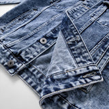 Washed Heavyweight Denim Jacket – Vintage Workwear