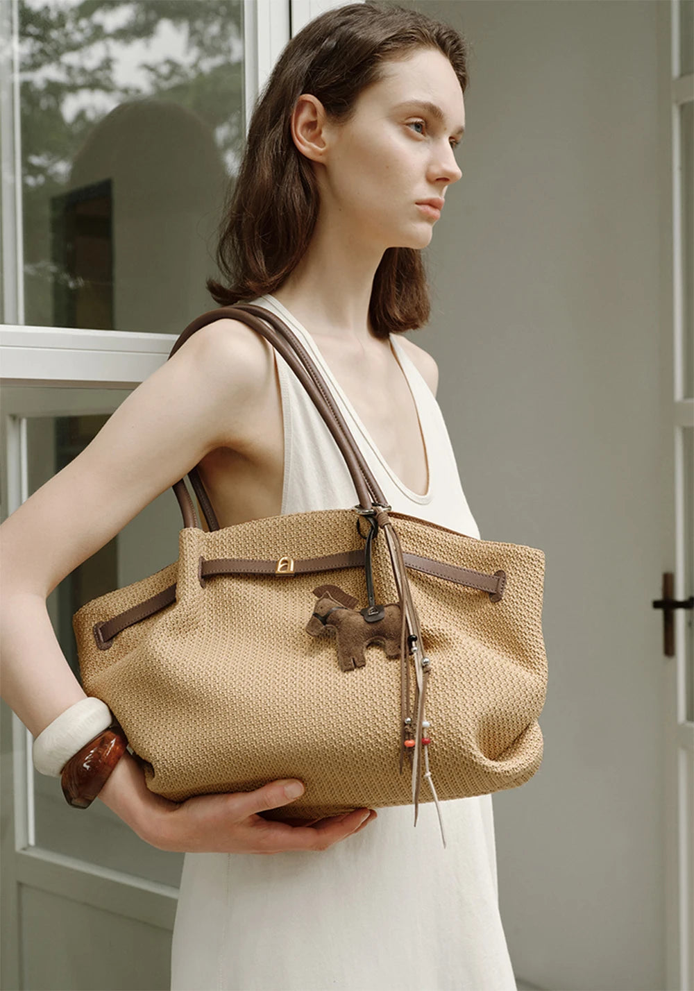 LA FESTIN Original Brand Women's bags Shoulder Bag Woven Bag 2026 New Tote Bag Large Handbag Travel Bag Big Beach Bag