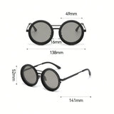 Unisex Retro Polarized Sunglasses – ND9 Rotating Filter