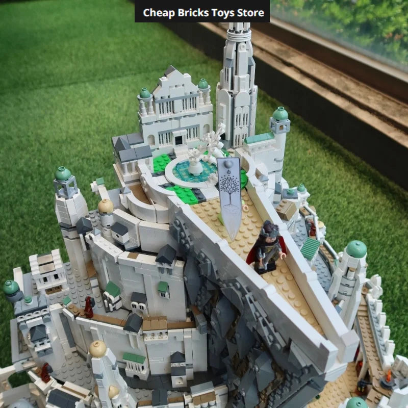 Educational 2026 Assembly 8278pcs DIY Bricks Building Blocks Suitable The City Capital Minas Tirith Model Gifts for Adults Toys