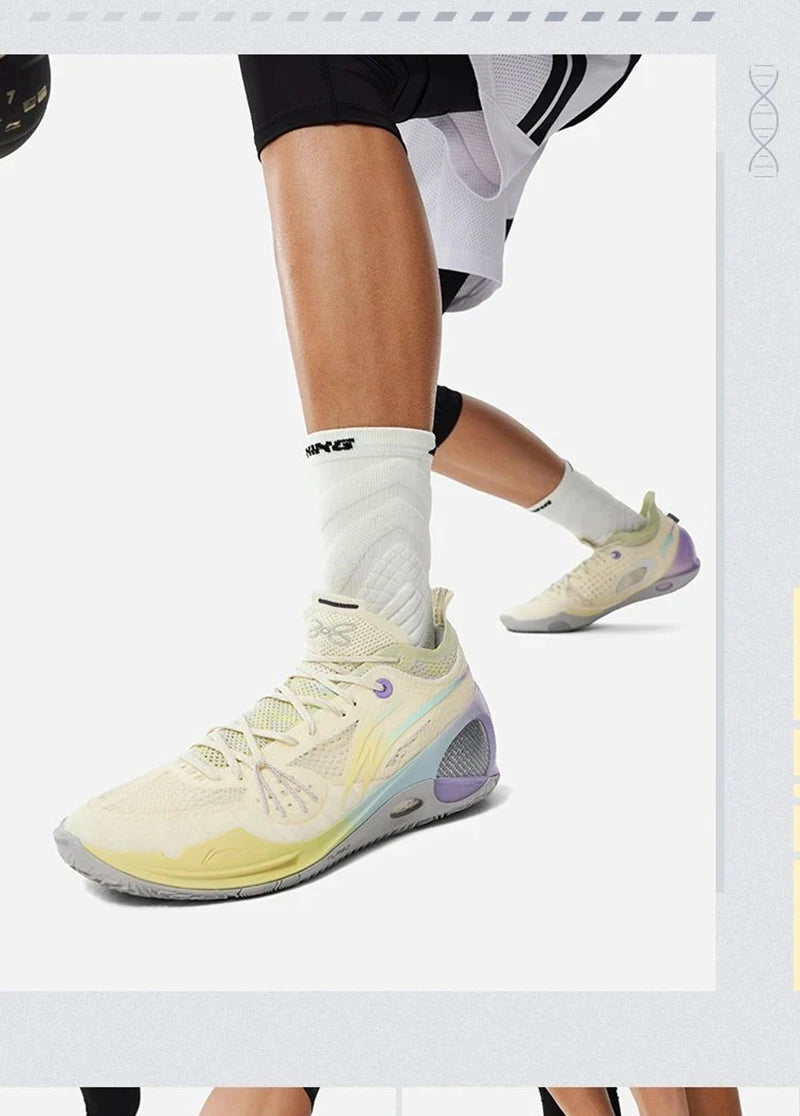 Li-Ning Men's WADE 808 3 ULTRA V2 Professional Basketball Shoes BOOM Springy Heel Support LiNing Durable Game Shoes ABAU047