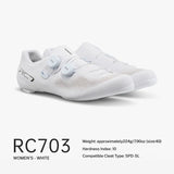 SHIMANO RC703 Road Cycling Shoes Carbon Sole SPD-SL Cleats Compatible Professional Road Bike Lock Shoes Men Women