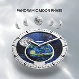 AGELOCER Astronomer Van Gogh Moon Phase Men's Watch