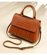 Women's Cow Real Leather Crossbody Bag Female Cowhide Designer Luxury Shoulder Bags Ladies Casual Retro Large Capacity Handbag