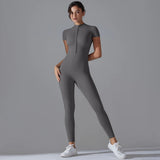 Performance Zip-Front Yoga Jumpsuit