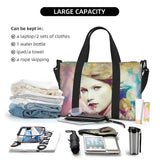 Custom The Eras Tour 1989 Taylor's Swift's American Pop Singer Tote Bag Women Large Capacity Beach Gym Travel Bags
