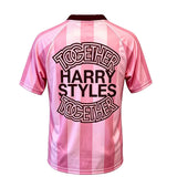HarryStyles Amsterdam Merch Pink Soccer Jersey Shirt 2026 New Arrivals shirts women men V-neck Breathable Short Sleeve Loose tee